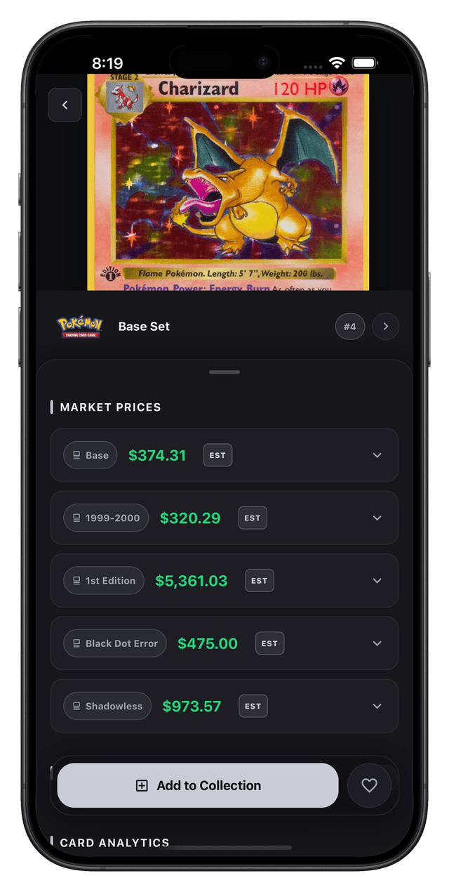 Prices Across Every Print & Source — detail