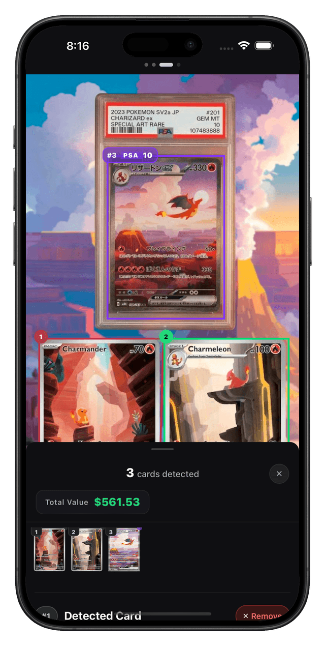 Smart Scan & Instant Card Value